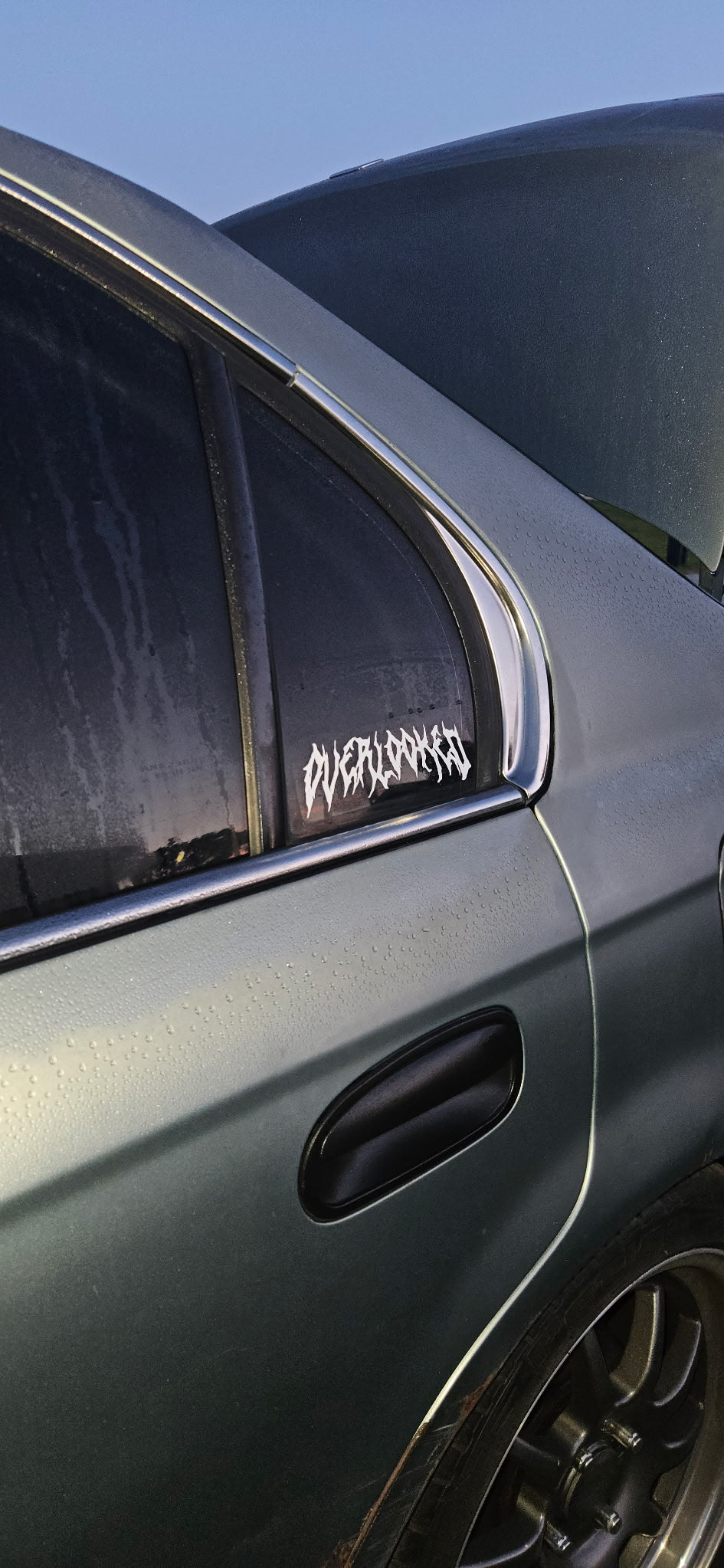 overlooked window sticker 6”