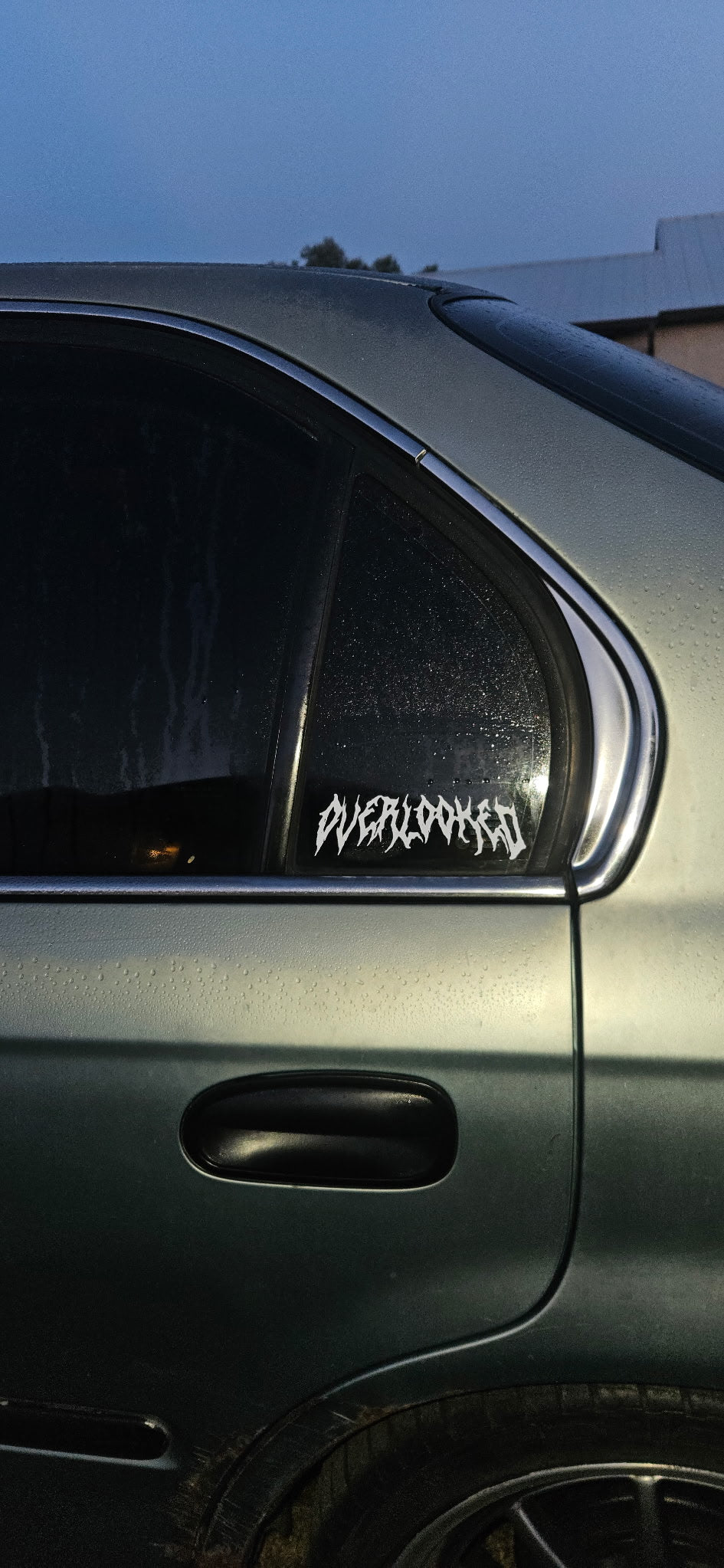 overlooked window sticker 6”